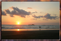A sunset in dominical A sunset in dominical